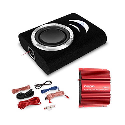 Electronic-Star Ording - Equipo de Sonido para Coche (subwoofer, Amplificador de 1000 W y Juego de Cables)