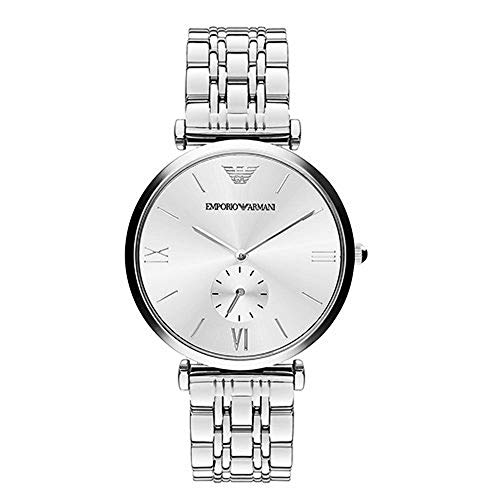 Emporio Armani Reloj Analogico para Hombre de Cuarzo con Correa en Acero Inoxidable AR1819