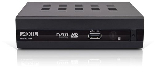 Engel Axil RT0407HD TV Set-Top Boxes - Reproductor/sintonizador (Terrestrial, DVB, 720 x 576, 1280 x 720, 1920 x 1080 Pixeles, H.264, MKV, MPEG2, MP3, JPS) Negro