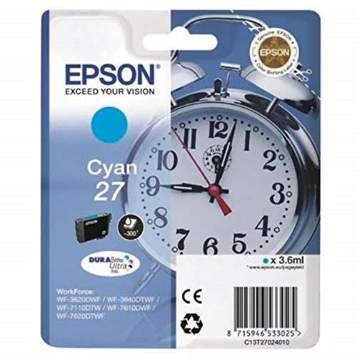 Epson Cartucho Tinta T270240 Cian WF3000