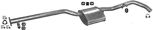 ETS-EXHAUST 51380 Silencioso Intermedio + el kit de montaje completo (pour CALIBRA VECTRA A 2.0 COUPE SEDÁN 115/130/150hp 1989-1997)