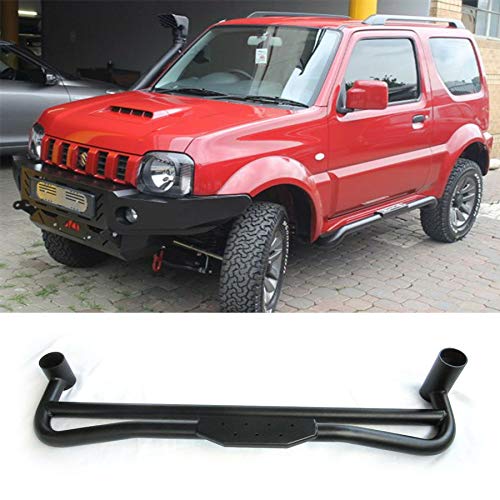 Faldones laterales For S-uzuki J-imny, Pedale Off-Road Steel Rock Slider Kit Compatible1998-2018 S-U-ZUKI J-I-MNY JB33/JB/JB23 , Upgraded Textured Nerf Bars,Rust Prevention ,Running Boards