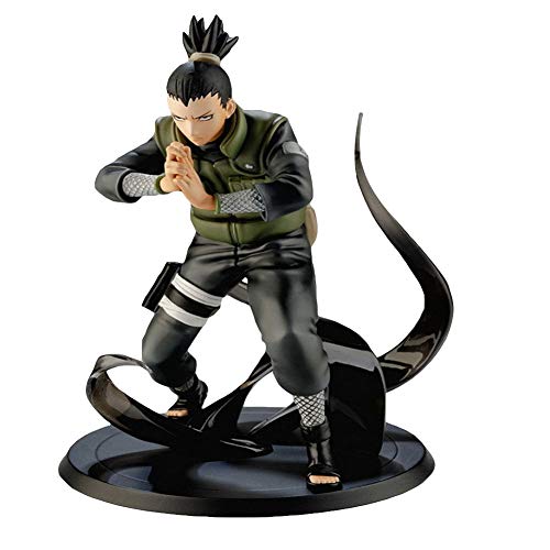 Fat Bear Naruto Hatake Kakashi Nara Shikamaru Figura de acción Personajes de Anime Figura de Juguete de PVC Coleccionable (Nara Shikamaru)(H02)