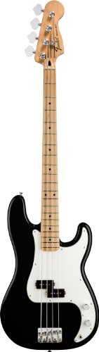 Fender 0146102506 estándar Precision Bass arce diapasón guitarra eléctrica – color negro