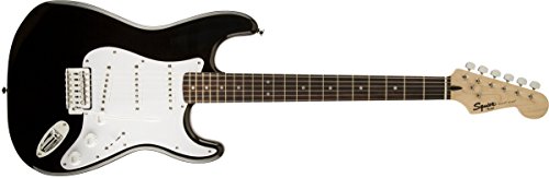 Fender Squier Bullet Strat con trémolo, negro, Palo De Rosa