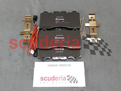 Ferrari 70003110 Kit de pastillas de freno delanteras de repuesto original OEM para California