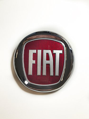 Fiat - Escudo con logo Fiat, color rojo