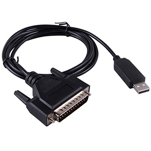 FTDI - Cable USB RS232 a DB25 para Fanuc CNC, Transferencia de Datos, Cable Serie Compatible C-232R US-232R