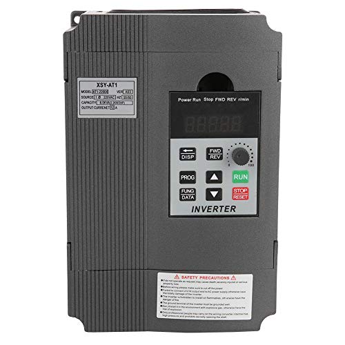 FTVOGUE 220 V Variador de frecuencia VFD Regulador de velocidad para motor trifásico 2,2 kW AC