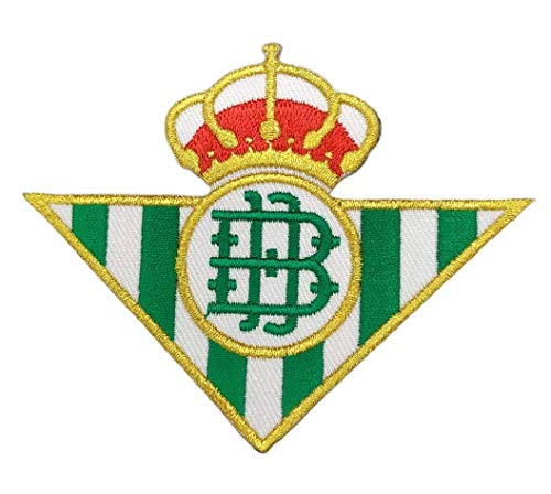 Gemelolandia Parche Bordado Termoadhesivo Escudo Betis FC 8,5x7cm