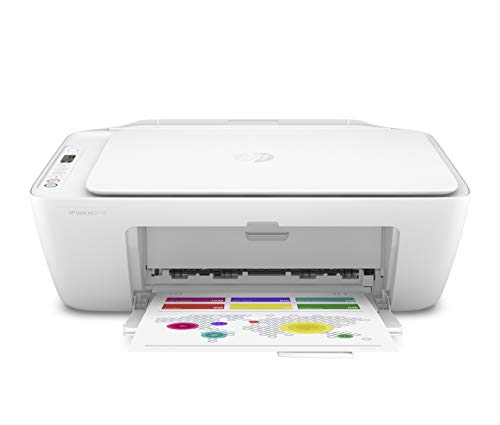 HP DeskJet 2710 - Impresora multifunción (7.5 ppm, A4, WiFi, escanea y Copia), Blanca