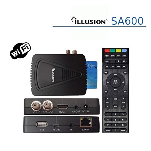 Illusion - Sa600 con conexión ethernet y WiFi, Alta definición (HD)