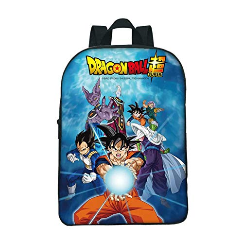 JJZZ Mochila Mini 12 Pulgadas Anime Dragon Ball Z Super Bolsas Mochilas Escolares para Niños Mochilas Saiyan Sun Goku Vegeta Impresión Mochilas Escolares, D5