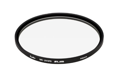 Kenko MC UV370 Slim 62MM - Filtro para cámara (6,2 cm, Negro)