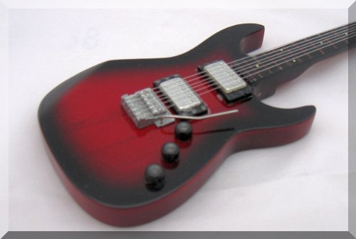 Kirk Hammett ESP estándar M-II Miniatur Gitarre 2