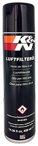 K&N 99-0518EU, Aceite de Filtro de Aire, 408 ml Coche y Moto