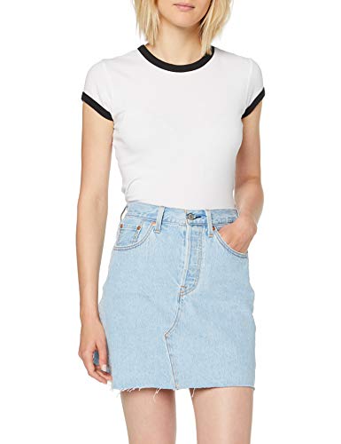 Levi's HR Decon Iconic BF Falda, Azul (Needlecraft Skirt 0007), Talla única (Talla del Fabricante: 29) para Mujer