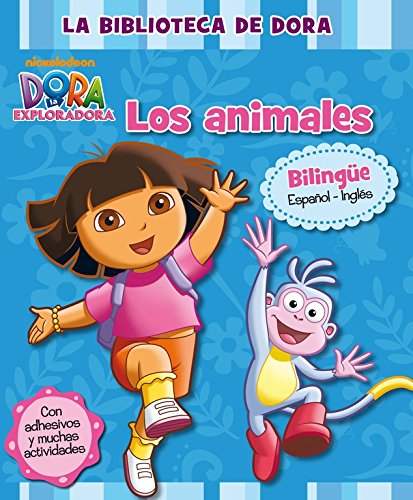 Los animales (La biblioteca de Dora la exploradora): Bilingüe español-inglés (incluye adhesivos)