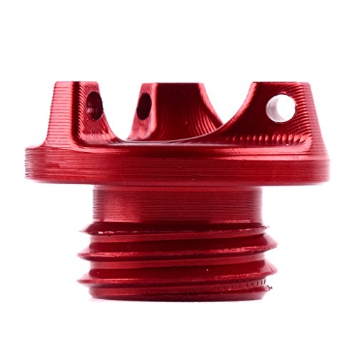 M20*2.5 motocicleta Motobike motor tornillo de llenado Para Kawasaki Z900 2017 XSR900 MT10 DUCATI Monster 821 1200 CBR 600 RR (Rojo)