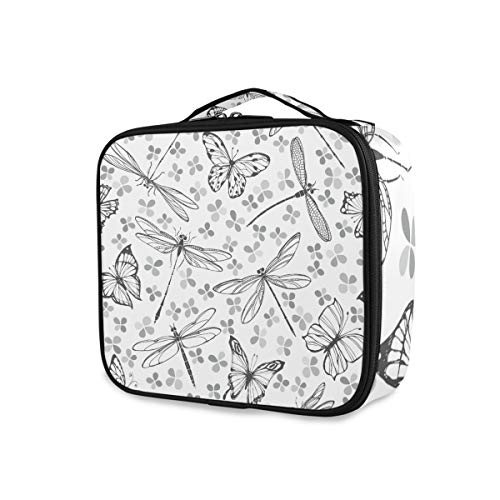 Mariposas Dragon Travel Bolsa de aseo portátil Herramientas de almacenamiento Estuche de tren cosmético Bolsa de maquillaje Monedero