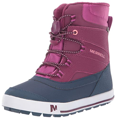 Merrell Ml-Snow Bank 2.0 Waterproof, Botas de Nieve Unisex Niños, Morado (Berry), 36 EU