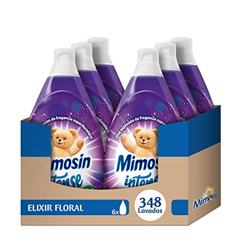 Mimosín Intense Elixir Floral Suavizante Concentrado para 58 Lavados - Paquete de 6 Suavizantes