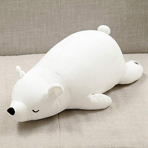 MUSWEET Peluches suave de la muñeca Los animales de peluche juguetes for mascotas almohada animal, juguetes de peluche precioso del oso polar del animal relleno del oso blanco de peluche espuma Partic