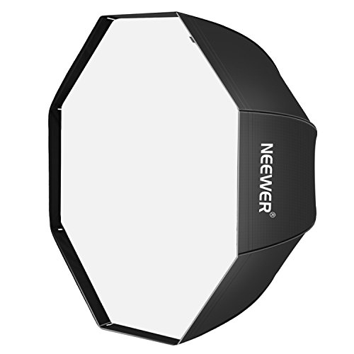 Neewer -  Difusor Softbox Paraguas Octogonal Estudio Flash con Bolsa de Transporte para Retrato o Fotografía de Producto, 120cm