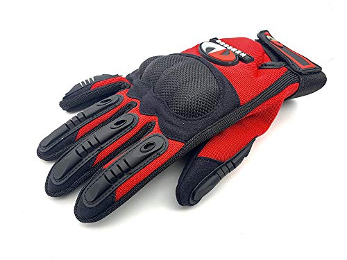 Nemeses - Guantes CROSS y ENDURO Modelo F.Kuncle con Protecciones Rojo y Azul T/XL (AZUL)