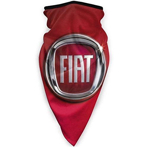 NHJMH Fiat Logo Polaina de cuello resistente al viento Pasamontañas Esquí Calentador de cara para correr Motociclismo Senderismo Negro