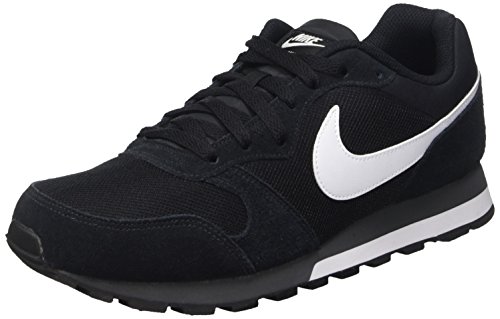 Nike Md Runner 2 - Zapatillas de correr para Hombre, Negro (Negro/Blanco/Gris oscuro), 40.5 EU