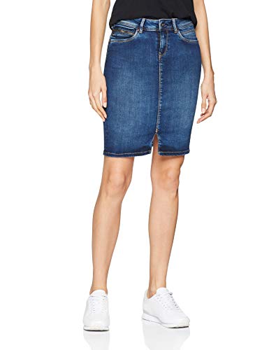 Pepe Jeans Taylor Falda, (Denim Cn6), Large para Mujer