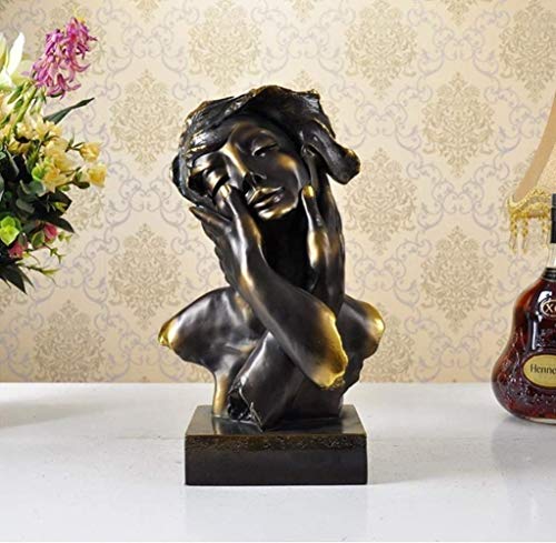 Pgs Regalo ilustraciones Casa Esculturas Estatua Estatuilla abstracto de la decoración femenina del busto escultura hecha a mano de resina Lust Carácter Figura Retrato estatua de decoración y artesaní