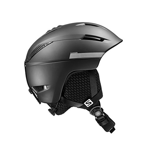 SALOMON Ranger² Casco de esquí y Snowboard para Hombre, Interior en Espuma EPS 4D, Talla S, Circunferencia 53-56 cm, Negro