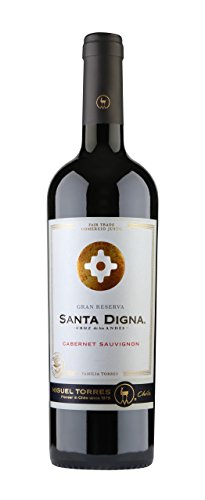 Santa Digna Cabernet Sauvignon, Vino Tinto - 6 botellas de 75 cl, Total: 4500 ml