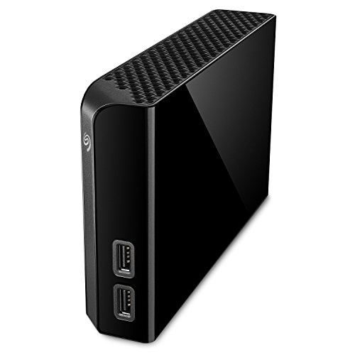 Seagate Backup Plus Hub, 6 TB, Disco duro externo HDD, USB 3.0 para ordenador de sobremesa, estación de trabajo, PC y Mac, 2 puertos USB, 2 meses de suscripción a Adobe CC Photography (STEL6000200)