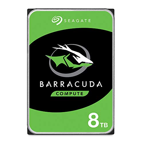 Seagate BarraCuda Pro, 8TB, Disco duro interno de alto rendimiento, HDD, 3,5 in, SATA 6 Gb/s, 7200 r.p.m., caché de 256 MB para PC y portátil, recuperación de datos (ST8000DM004)