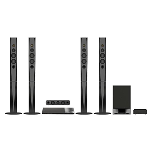 Sony BDV-N9200W - Equipo de Home Cinema 5.1 de 1200W con amplificador S-Master HX (Blu-ray, 3D, 4K Upscale, Hi-Res Audio, USB, HDMI, NFC, Bluetooth, Wi-Fi y Miracast), negro