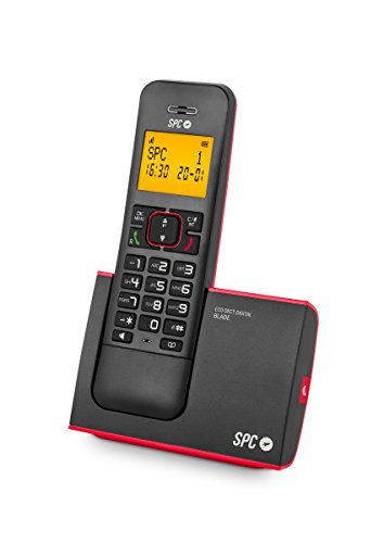 SPC Telecom Tel317290R - Teléfono Inalámbrico, Dect SPC Telecom Blade 7290, Rojo
