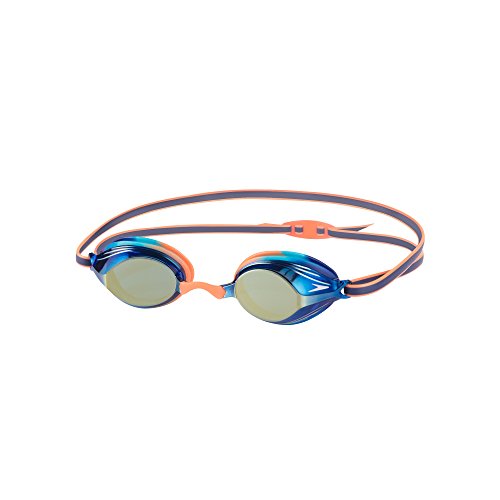 Speedo Vengeance Mirror Gafas de Natación, Unisex niños, Naranja/Turquesa/Azul Espejo, Talla Única