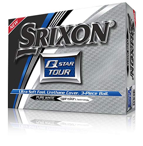 Srixon Q-Star Tour 2 pelotas de golf (una docena) - 10264088, Blanco, Talla única, Blanco