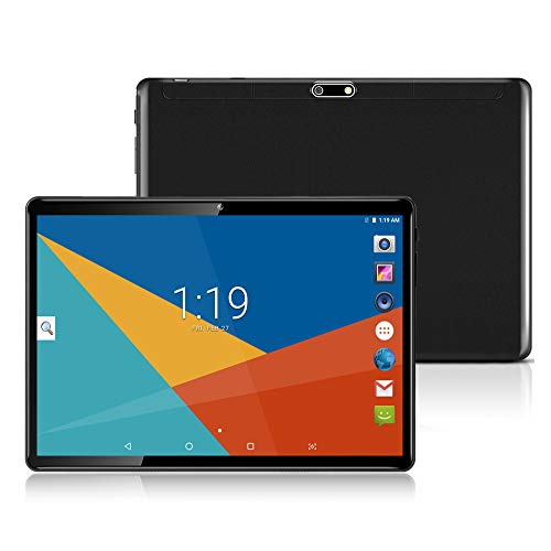 Tablet 10 Pulgadas Tablets PC( Android 8.1, 3G, WiFi, Octa Core, 4 GB de RAM, 64 GB de ROM, GPS, Dual SIM Card, 1080P ), (Negro)