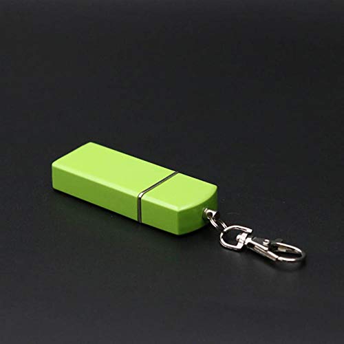 THREESS Accesorios para Encendedor de Cigarrillos de Metal 1 PC Bolsillo para Fumar Cenicero Llavero Cenicero Sello Antideslizante Ambiental Portátil, Verde 2 * 1.3 * 7CM