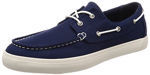 Timberland Newport Bay 2 Eye, Mocasines para Hombre, Azul (Navy Canvas), 43 EU