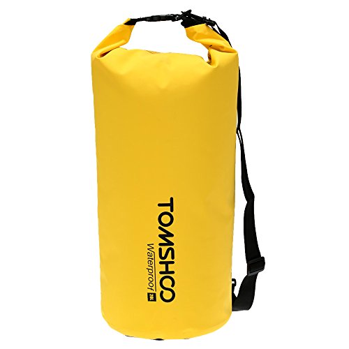 TOMSHOO Bolsas Estancas 10L/20L Bolsa Seca para Viajar Rafting Navegación Kayak Canotaje Camping Snowboard