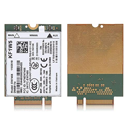 Topiky Módulo 4G LTE inalámbrico, reemplazo EM7455 inalámbrico para DELL DW5811e 3P10Y Qualcomm 4G LTE WWAN NGFF Módulo de Tarjetas de Red