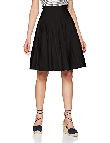 United Colors of Benetton Skirt Falda, Negro (Black 100), 46 para Mujer