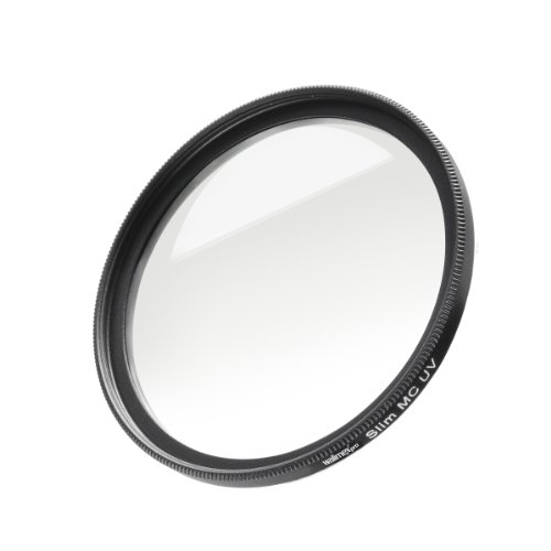 Walimex Pro Slim MC - Filtro UV (77 mm), Color Negro