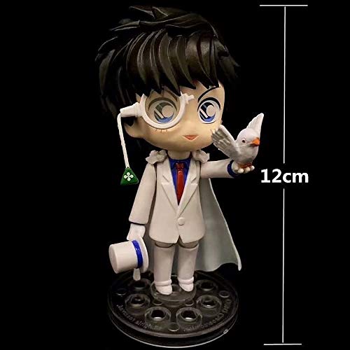 WAVECO Detective Pop Conan Strange Kid Kid Q Versión De The Clay Figure Articulada Toy Figurine Model Decoración De Escritorio, PVC Collection Craft Decoration Gift Altura De Aproximadamente 12 Cm