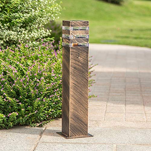 XIAOXY Tabla impermeable al aire libre de la lámpara poste ligero Columna de la lámpara E27 paisaje de la decoración estación Farola Valla Europeo de puerta Villa Balcón de cristal del patio de luz lu